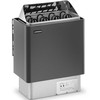 Uniprodo Piec do sauny elektrinis 5-9 m3 do 110C 400 V 6 kW juoda-sidabrinė