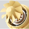 Ventiliatorius Jisulife Stroller Fan 4 5000mAh Mini Fan for Stroller with Metal Clip - Geltona