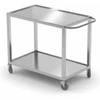 Suvirintas, mobilus, 2 lentynų maitinimo maitinimo vežimėlis iki 100 kg - Hendi 816691