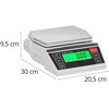 Virtuvinės svarstyklės Steinberg Systems Tikslios LCD juvelyrikos laboratorinės svarstyklės 0,2-3000g / 0,01g