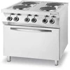 Elektrinė viryklė 4 lėkštės su konvekcine orkaite GN1/1 Kitchen Line - Hendi 225936