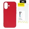Wozinsky Silicone flexible silicone for Samsung Galaxy S25 Ultra – dėklas telefonui raudonos spalvos