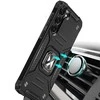 Wozinsky Ring Armor dėklas Galaxy S23 – juodas su žiedu