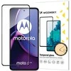 Wozinsky Grūdintas stiklas 9H viso ekrano Motorola Moto G84 su juodu Full Glue rėmeliu