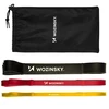 Wozinsky WGO-3 latekso pasipriešinimo juostos - 3 vnt.