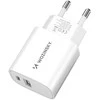 Įkroviklis Wozinsky (WGWCW) (1xUSB-C;1xUSB 3A 20W) baltas