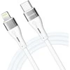 Wozinsky WSTCL1 Lightning / USB-C PD 27W kabelis 1 m – baltos spalvos