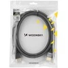 Wozinsky kabelis HDMI 2.1 8K 60 Hz 48 Gbps / 4K 120 Hz / 2K 144 Hz 1 m sidabrinis (WHDMI-10)