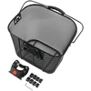 Wozinsky WKM-MM metal handlebar bicycle basket - juodas