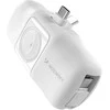 Wozinsky WF16-YCS 5000mAh 15W USB-C Mini Power Bank su Built-in USB-C kabelis ir Apple Watch Charger – baltos spalvos
