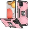 Dėklas Wozinsky Armored dėklo dangtelis + magnetinis laikiklis Samsung Galaxy A42 5G Ring Armor rožinė