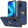 Dėklas Wozinsky Šarvuotas korpuso dangtelis + magnetinis laikiklis Samsung Galaxy A03s Ring Armor mėlynas