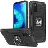 Dėklas Wozinsky Šarvuotas dėklo dangtelis + magnetinis laikiklis Samsung Galaxy A03s Ring Armor juodas