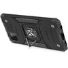 Wozinsky Šarvuotas dėklas su dangteliu + magnetinis laikiklis Samsung Galaxy A22 4G Ring Armor, sidabrinis
