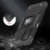 Dėklas Wozinsky Šarvuotas dėklo dangtelis + magnetinis laikiklis Samsung Galaxy A03s Ring Armor juodas