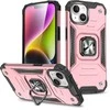 Wozinsky Ring Armor dėklas iPhone 15 Plus su žiedu ir stovu – auksinis