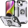 Wozinsky Ring Armor dėklas iPhone 15 Plus – sidabrinis