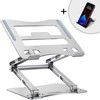 Wozinsky WRS-CPY75DSS aluminum nešiojamo kompiuterio stovas – sidabro spalvos