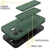 Wozinsky silikoninis dėklas su stovu iPhone 12 dėklas su atrama ir stovas rausvas