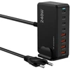 Wozinsky WSL-240 GaN QC3 Charging Station - 200W - Juodas