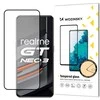Wytrzymałe grūdintas stiklas 9H na cały ekran Realme GT Neo 3 su ramką Case Friendly juoda