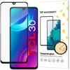 Wozinsky Durable grūdintas stiklas 9H viso ekrano TCL 30 su rėmeliu Case Friendly juoda