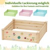 Bonideco Select Pakelta lysvė 102x102x30cm., šviesiai rudos spalvos