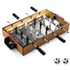 Bonideco Select Stalo futbolas, įskaitant 2 futbolo kamuolius ir LED lemputę, medinis futbolo stalas, mini futbolo žaidimų stalas