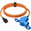Goobay Adapteris kabelis Schuko na CEE 16A i Schuko 90st 1,5m