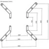Laikiklis Adapteris VESA 400x400 Spacetronik SPB009 32-55 kalibras