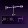 Spacetronik Amethyst laikiklis dviem monitoriams Spacetro SPAA120 10