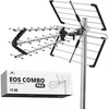„Spacetronik“ DVB-T/T2 EOS PRO kombo UHF+VHF LTE 5G Juoda