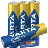 VARTA Longlife Power LR03 AAA 1,5V baterija 4 vnt.