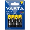 VARTA Super Heavy Duty LR06 AA 1.5V 4 vnt. baterijos