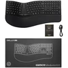 Belaidė ergonominė klaviatūra GM909, balta