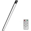 Belaidė LED lempa su judesio jutikliu, 60 cm, juoda