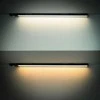 Belaidė LED lempa su judesio jutikliu, 40 cm, juoda