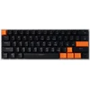 „Delux KM36 RGB“ mechaninė klaviatūra, juodos ir oranžinės spalvos.