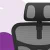 Ergonominė kėdė Spacetronik LUMBO 33 juoda