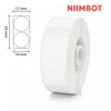 Etykieta seria Niimbot 12x24 mm 230 vnt. baltos apvalios