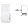 Niimbot etiketės R 40x20mm 320vnt baltos, skirtos B21, B21S, B3, B1S