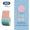 Šiluminės etiketės Niimbot lipdukai T 41x41mm 175 vnt