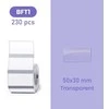 Etiketės B serijos Niimbot 50x30 mm 230 vnt. permatomos
