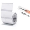Etiketės B serijos Niimbot 50x30 mm 230 vnt. permatomos
