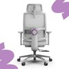 Fotelis su pakoja Spacetronik LUMBO 22 Pilka SPC-