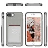 Ghostek Exec 2 dėklas Apple iPhone 7 Plus 8 Plus sidabrinis