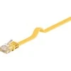 Goobay LAN Patchcord kabelis CAT 6 U/UTP FLAT geltonas 1,5 m
