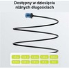 Goobay itin lankstus CAT 6A pataisinis kabelis, plonas, U/FTP, baltas – Laido ilgis 7,5 m