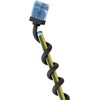 Goobay CAT 6A EXTRA FLEX Patchcord LAN laidas, juodas, 0,15 m