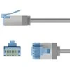 Goobay CAT 6A EXTRA FLEX Patchcord LAN kabelis, pilkas 5m